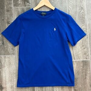 Polo by Ralph Lauren Boys Blue T shirt size L 14-16